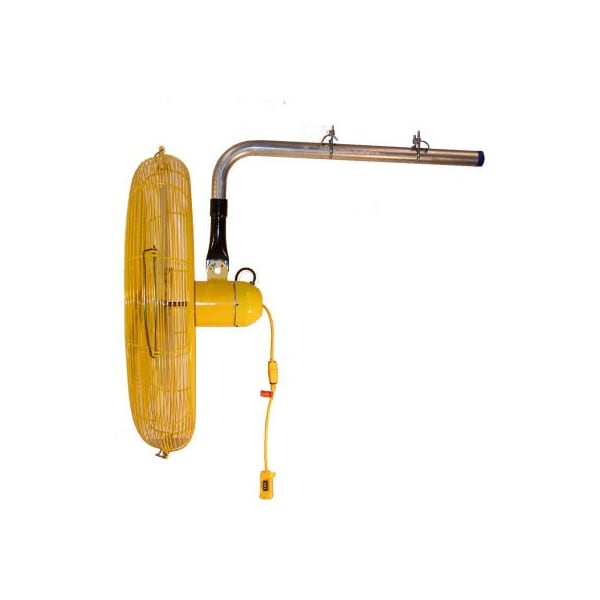 Hunter Fan Co. Jan Fan Jan Fan 24in I-Beam Mount Fan w/ Drop Cord Switch, 2 Speed, Yellow, 3PK JF-BMF24-DCS - main